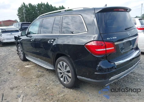 2017 Mercedes-Benz Gls 450 4Matic z USA, uszkodzony, nr VIN 4JGDF6EE7HA977919